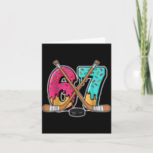 67 Ice Cream Drip Hockey Gen Alpha Slang Six Seven Card