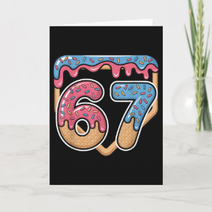 67 Ice Cream Drip Meme Baseball Card