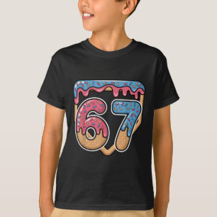 67 Ice Cream Drip Meme Baseball  T-Shirt
