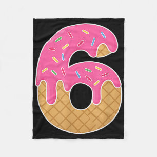 67 Ice Cream Drip Meme Funny 6 7 Halloween Costume Fleece Blanket
