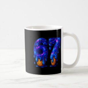 67 Ice Cream Drip Meme Funny Six Seven Gen Alpha S Coffee Mug