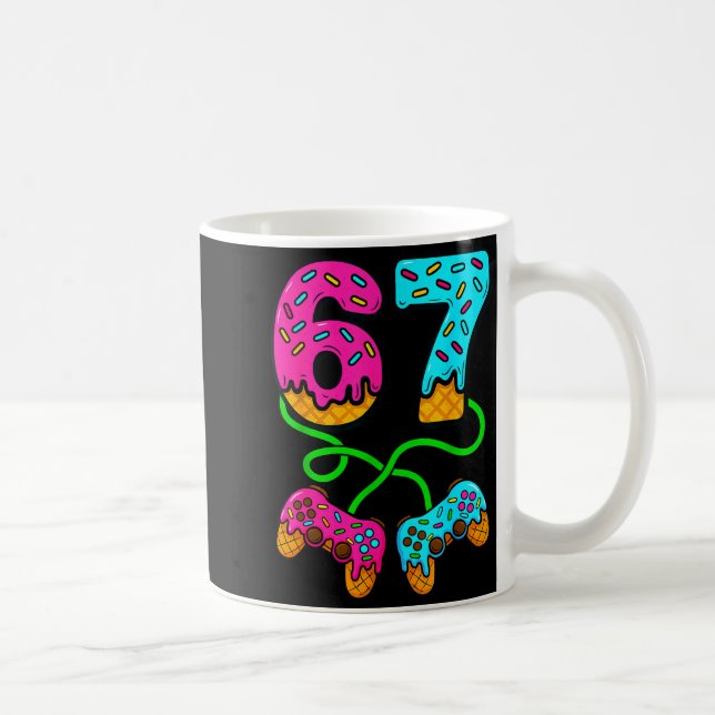 67 Ice Cream Drip Meme Gamer Six Seven Gen Alpha S Coffee Mug (Right)