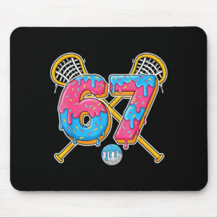 67 Ice Cream Drip Meme Gen Alpha Slang Lacrosse Sr Mouse Pad