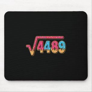 67 Ice Cream Drip Meme Math Teacher School Square  Mouse Pad