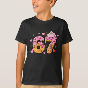 67 Ice Cream Drip Meme Six Seven 6 7 Valentine Day T-Shirt