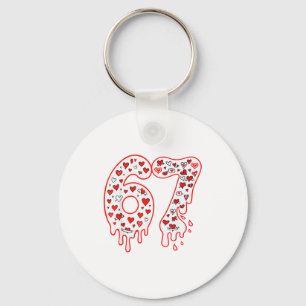 67 Ice Cream Drip Meme Six Seven Gen Alpha Valenti Key Ring