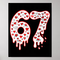 67 Ice Cream Drip Meme Six Seven Gen Alpha Valenti