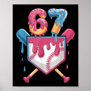 67 Ice Cream Drip Meme Six Seven Pride 6 7 Ice Cre Poster