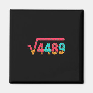 67 Ice Cream Drip Meme Square Root 4489 Slang Math Magnet