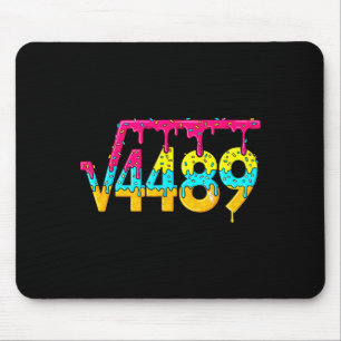 67 Ice Cream Drip Meme Square Root 4489 Slang Math Mouse Pad