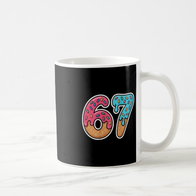 67 Ice Cream Drip (on Ck)  Coffee Mug (Right)