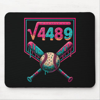 67 Ice Cream Drip Square Root 4489 Slang Math Teac Mouse Pad