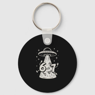 67 Internet Meme Ufo Six Seven Viral Trend Gen Alp Key Ring