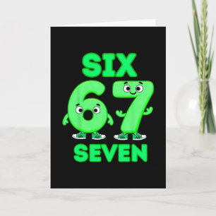 67 Italian Brainrot Funny Italian Brainrot Kids 67 Card