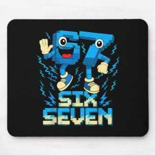 67 Italian Brainrot Six Seven 6 7 Meme Birthday De Mouse Pad