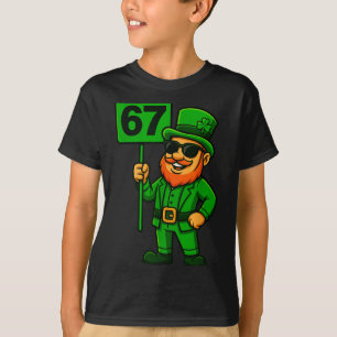 67 Leprechaun Six Seven Gen Meme Lucky Vibes St Pa T-Shirt