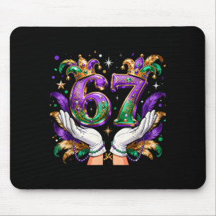 67 Mardi Gras Meme Carnival Party Quote Mouse Pad