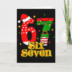 67 Mas Meme Candy Cane Six Seven Kids Men Women Ch Card