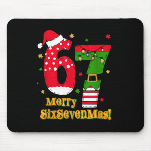 67 Mas Meme Candy Cane Six Seven Kids Men Women Ch Mouse Pad