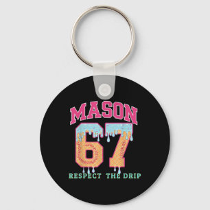 67 Mason Ice Cream Baseball Drip Respect The Drep  Key Ring