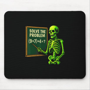 67 Math Halloween Skeleton Meme For Teachers And S Mouse Pad