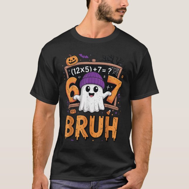 67 Math Teacher Halloween Costume Mathematics Math T-Shirt (Front)