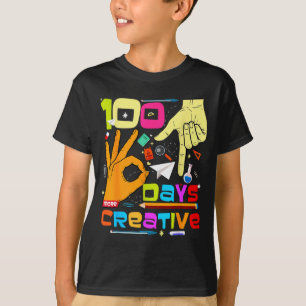 67 Meme 100 Days Of School Creative Kids Teachers  T-Shirt