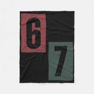 67 Meme 1  Fleece Blanket