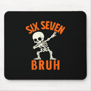 67 Meme 6 7 Halloween Dabbing Six Seven Bruh Funny Mouse Pad