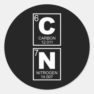 67 Meme 6-7 Six Seven Funny Teacher Science Period Classic Round Sticker