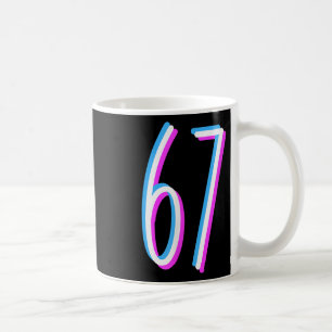 67 Meme 6 7 Six Seven Number Costume Coffee Mug
