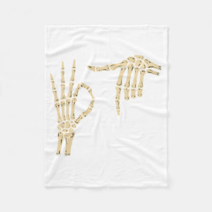 67 Meme 6 7 Skeleton Halloween Six Seven Gen Alpha Fleece Blanket