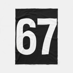 67 Meme Alpha Gen-z Aura Energy Style Fleece Blanket