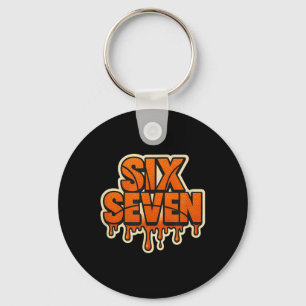 67 Meme B-ball Player Basketball Ice Cream Drip Fu Key Ring