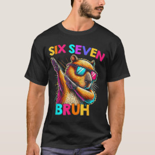 67 Meme Capybara Six Seven Bruh Capybara Kids Boys T-Shirt