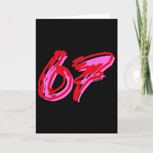 67 Meme Card