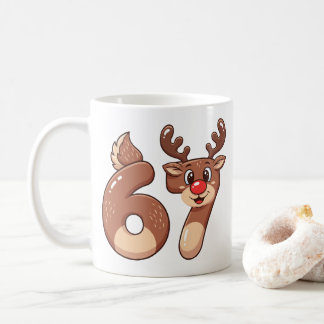 67 Meme Christmas Reindeer  Mug