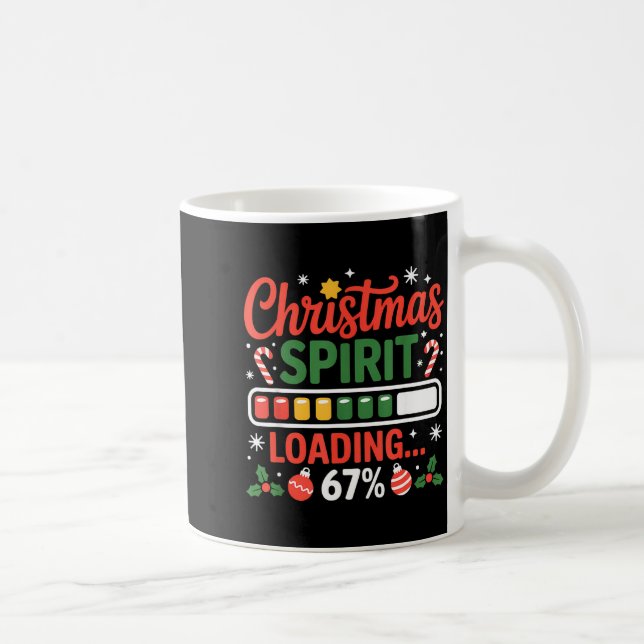 67 Meme Christmas Srit Loading 67% Six Seven For K Coffee Mug (Right)
