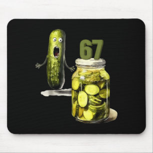 67 Meme Ckle Surprise A Jar Of Sliced Ckles Cuber  Mouse Pad