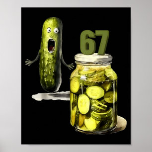 67 Meme Ckle Surprise A Jar Of Sliced Ckles Cuber  Poster