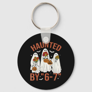67 Meme Cute Boo Halloween Costume Haunted  Key Ring
