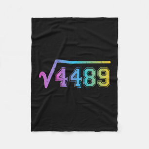 67 Meme Fun Square Root 4489 Teen Six Seven Math T Fleece Blanket