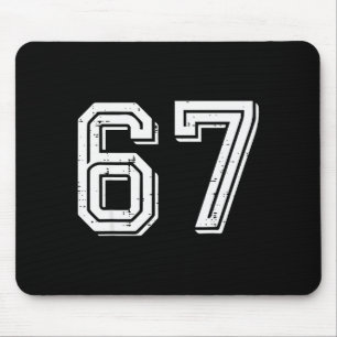 67 Meme Funny 6 7 Men Women Kids Youth Teen Boys G Mouse Pad