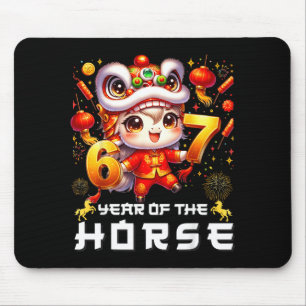 67 Meme Funny Chinese New Year 2026 Year Of The Ho Mouse Pad