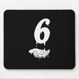 67 Meme Funny Kids Girls Humor Number 6 Mouse Pad