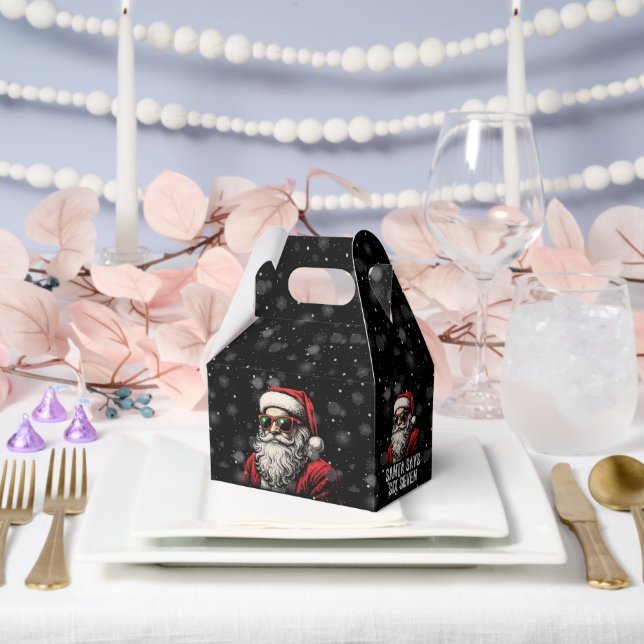 67 Meme Funny Santa Says Six Seven Christmas Favour Box (Wedding)