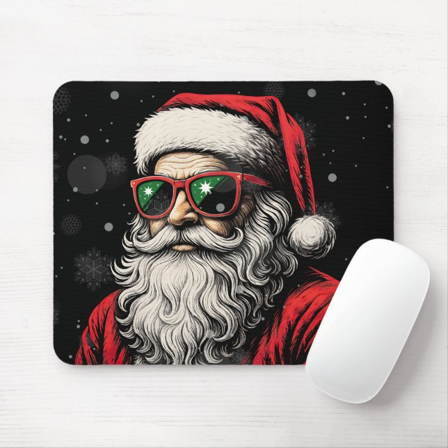 67 Meme Funny Santa Says Six Seven Christmas Mouse Pad (With Mouse)