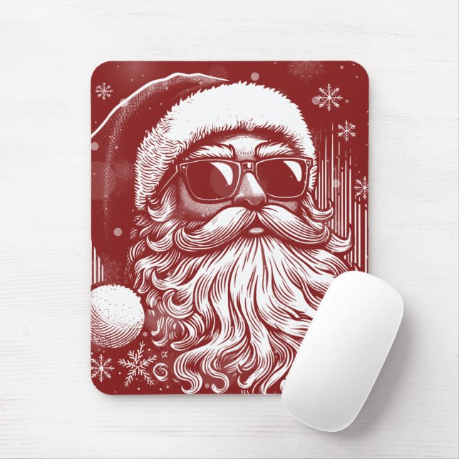 67 Meme Funny Santa Says Six Seven Christmas Mouse Pad (With Mouse)