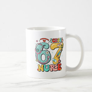 67 Meme Funny School Nurse Six Seven Meme Coffee Mug