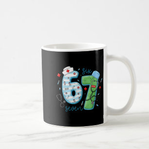 67 Meme Funny School Nurse Six Seven Meme Nursing Coffee Mug